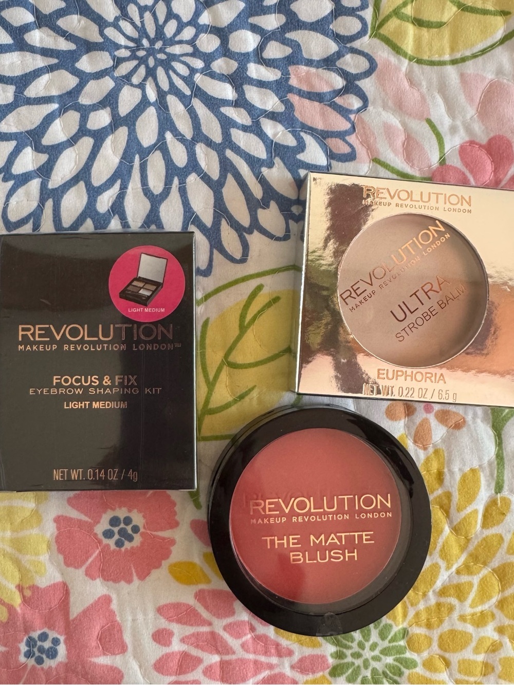 New revolution blush, eyebrow shaping kit and strobe balm